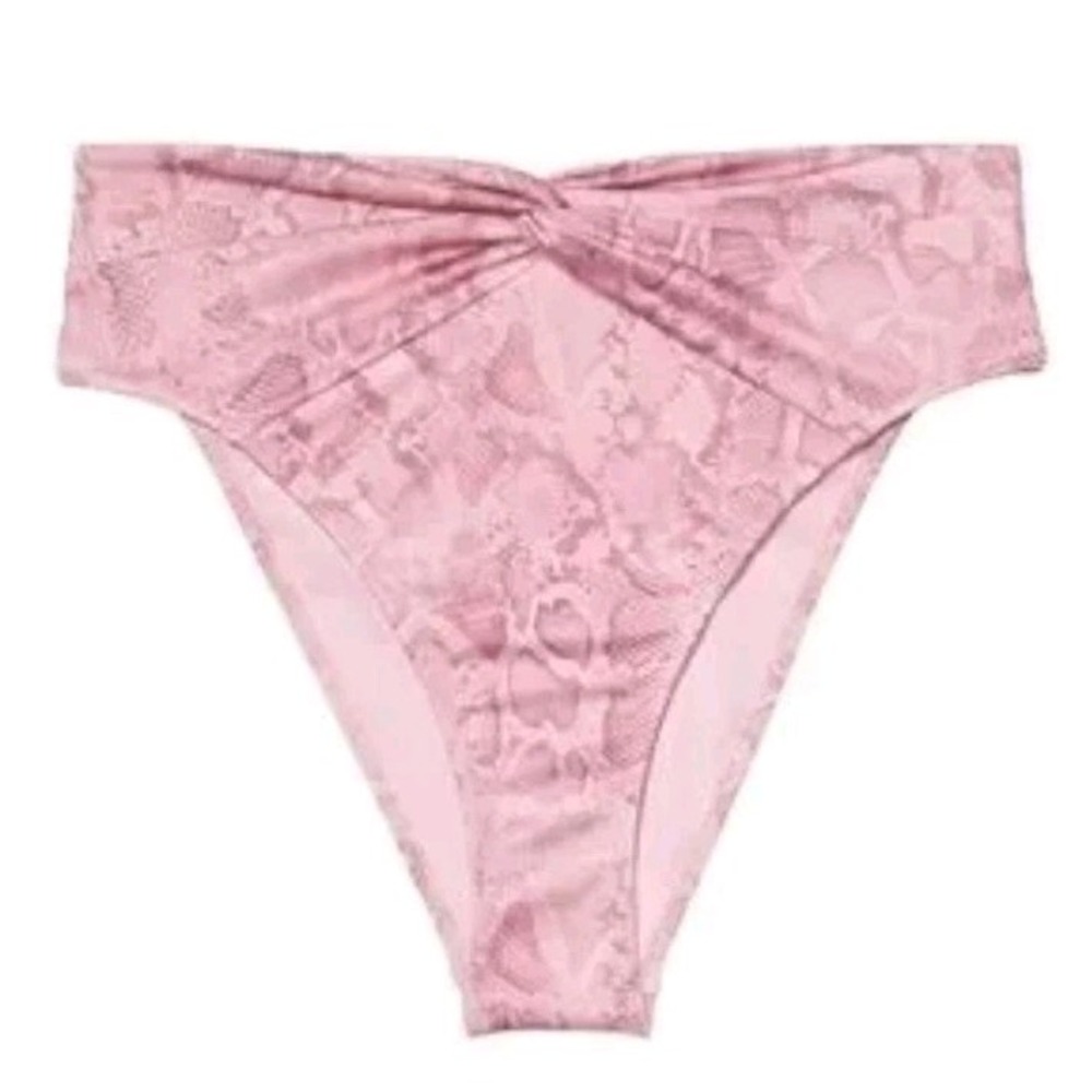 Victoria's Secret Nwt Snake Print Skin High Waisted Hipster Swim Bottoms XL